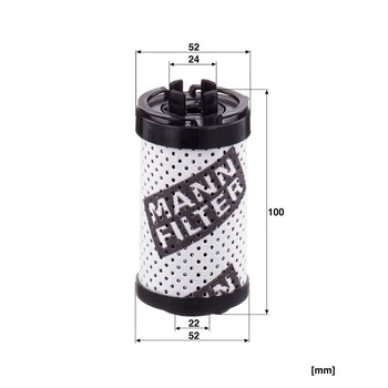 Filtru ulei hidraulic - MANN-FILTER [H 6007 z]