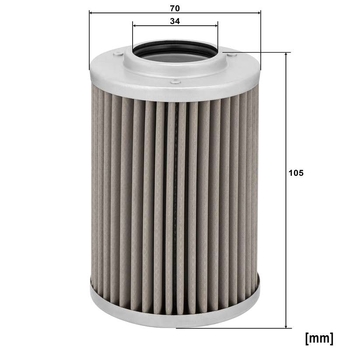 Filtru hidraulic - transmisie - MANN-FILTER [H 710/1 y]