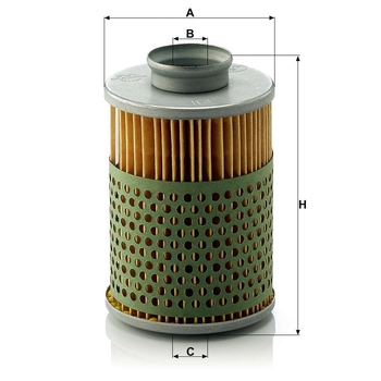 Filtru ulei motor - MANN-FILTER [H 815 n]
