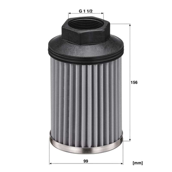 Filtru hidraulic - MANN-FILTER [HD 10 017]