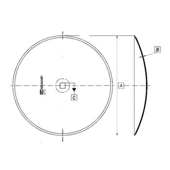 Taler disc neted 660x6 41mm - KRAMP [HD660641KR]