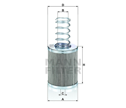 Filtru hidraulic - MANN-FILTER [HD 7004 x]