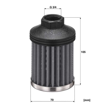 Filtru hidraulic - MANN-FILTER [HD 7028]