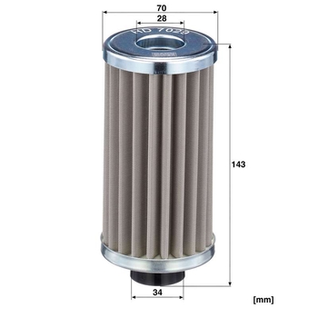 Filtru hidraulic - MANN-FILTER [HD 7029 x]