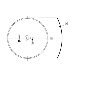 Taler disc - neted, 710x8/41mm - KRAMP [HD710841KR]