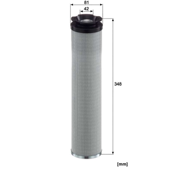 Filtru ulei hidraulic - MANN-FILTER [HD 8010 x]