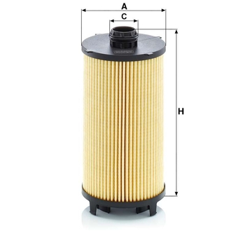 Filtru ulei - MANN-FILTER [HU 12 013 z]