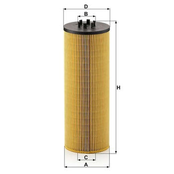 Filtru ulei - MANN-FILTER [HU 12 140 x]