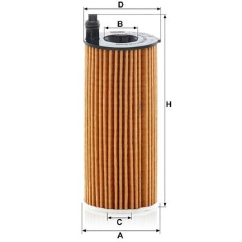 Filtru ulei - MANN-FILTER [HU 6014/1 z]