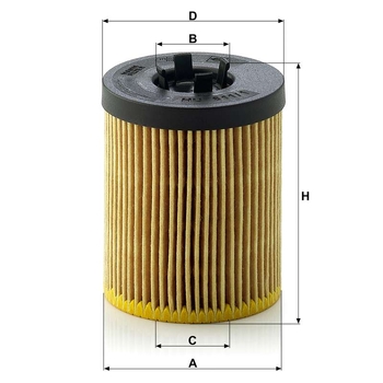 Filtru ulei - MANN-FILTER [HU 611/1 x]
