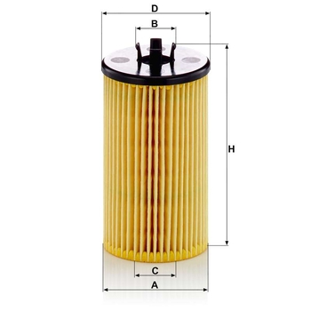 Filtru ulei - MANN-FILTER [HU 612/2 x]