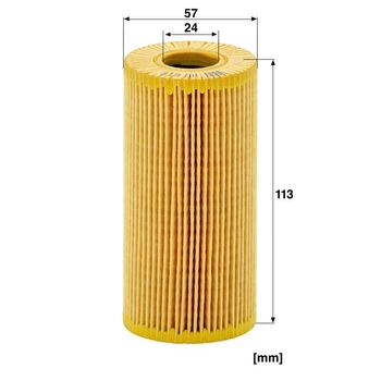 Filtru ulei - MANN-FILTER [HU 618 y]