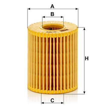 Filtru ulei - MANN-FILTER [HU 7009 z]