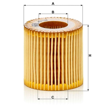 Filtru ulei - MANN-FILTER [HU 710 x]