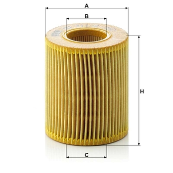 Filtru ulei - MANN-FILTER [HU 711/2 x]
