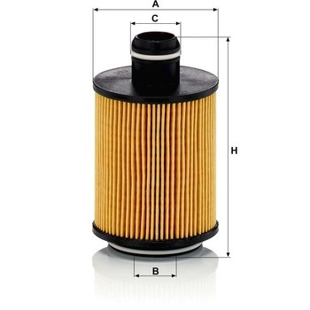 Filtru ulei - MANN-FILTER [HU 712/11 x]