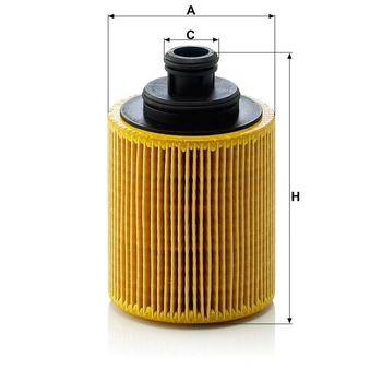 Filtru ulei - MANN-FILTER [HU 712/7 x]