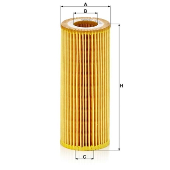 Filtru ulei - MANN-FILTER [HU 721/4 x]