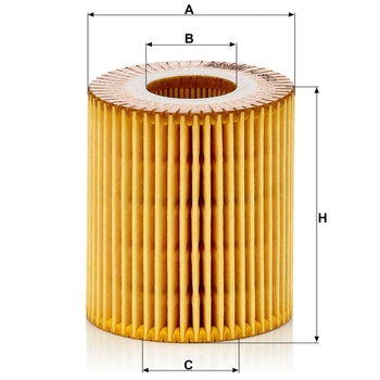 Filtru ulei - MANN-FILTER [HU 815/2 x]