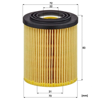 Filtru ulei - MANN-FILTER [HU 816/2 x]