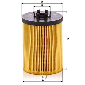 Filtru ulei - MANN-FILTER [HU 823 x]
