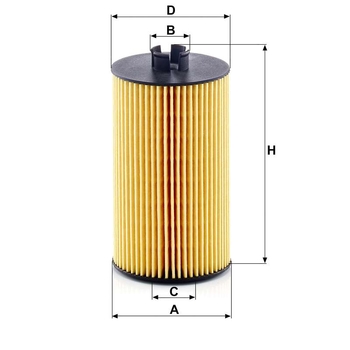 Filtru ulei - MANN-FILTER [HU 931/6 x]
