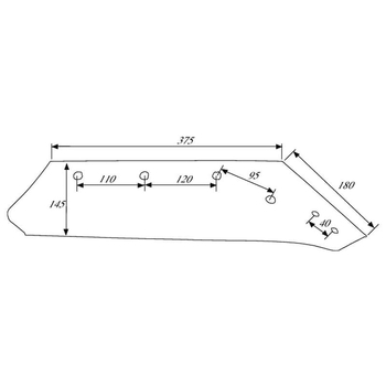 Brazdar 16 dreapta potrivit pentru kverneland - KRAMP [KK073004N]