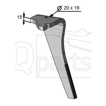 Cutit grapa rotativa dr KZ2 01 diamant  - iQ parts [KZ200001D]