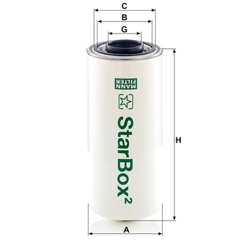 Filtru separator aer ulei - MANN-FILTER [LB 13 145/30]