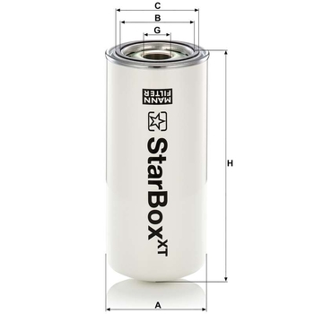 Filtru separator aer ulei - MANN-FILTER [LB 13 145/50]