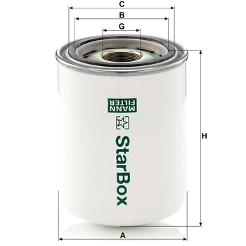 Filtru separator aer ulei - MANN-FILTER [LB 1374/21]