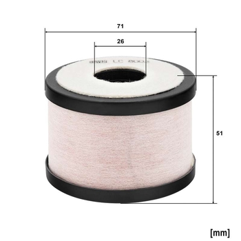 Filtru - aerisire bloc motor - MANN-FILTER [LC 8003 x]