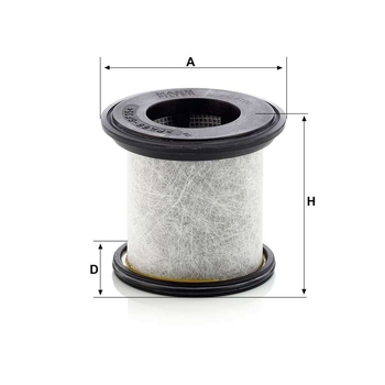 Fltru epurator gaze - MANN-FILTER [LC 8100]