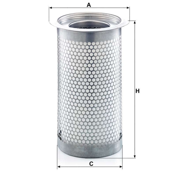 Filtru separator aer ulei - MANN-FILTER [LE 16 008]