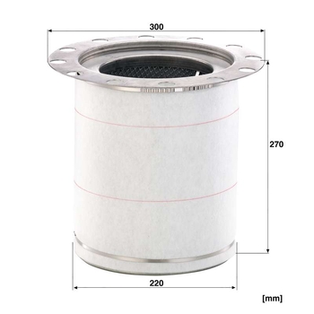 Filtru separator aer ulei - MANN-FILTER [LE 19 007 x]