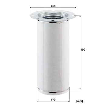 Filtru separator aer ulei - MANN-FILTER [LE 22 013 x]