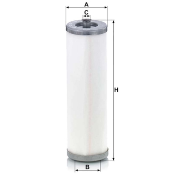 Filtru separator aer ulei - MANN-FILTER [LE 7008]