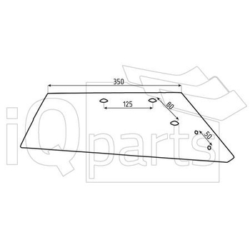 Brazdar pentru dalta stg N15G 3-gauri  - iQ parts [NI200617]