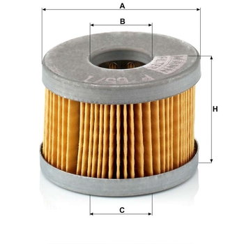 Filtru combustibil - MANN-FILTER [P 65/1 x]