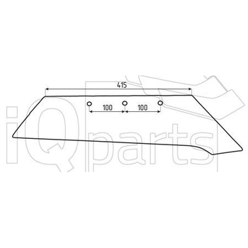 Brazdar dr WS430  - iQ parts [PK000007AP]