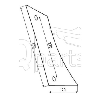 Piept cormana stg VST1170 UN400L  - iQ parts [PK400203BP]