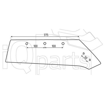 Brazdar pentru dalta dr WSM35 R3  - iQ parts [PK601301AP]