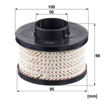 Filtru combustibil - MANN-FILTER [PU 10 028 z]