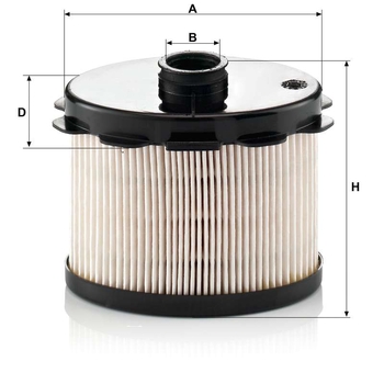 Filtru combustibil - MANN-FILTER [PU 1021 x]