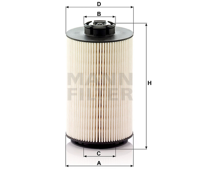 Filtru combustibil - MANN-FILTER [PU 1058/1 x]