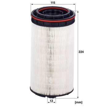 Filtru combustibil - MANN-FILTER [PU 12 013-2 z]