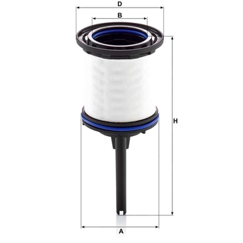 Filtru combustibil - MANN-FILTER [PU 7008 z KIT]
