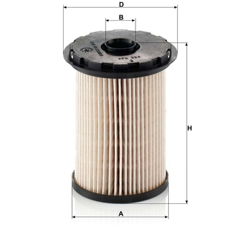 Filtru combustibil - MANN-FILTER [PU 731 x]