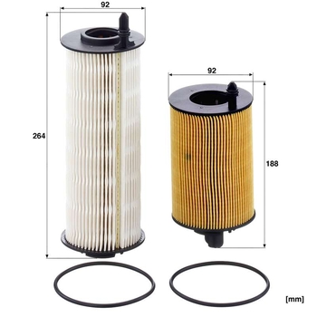 Set filtru combustibil - #PU 9037 z si #PU 9031 z - MANN-FILTER [PU 9039-2 z]