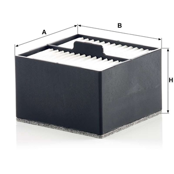 Filtru combustibil - MANN-FILTER [PU 910]